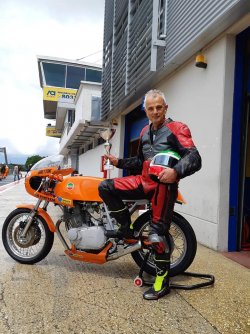 2019 Rafeale Penta winner Italian Historic championship 3hr at Vallelunga May 2019 860SFC prep...jpg