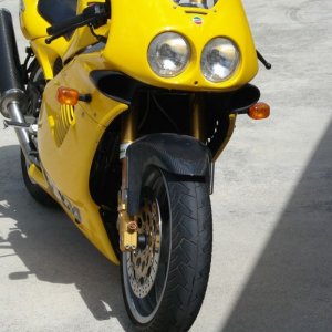 1999 yellow zane 750s carenata riders right front 1