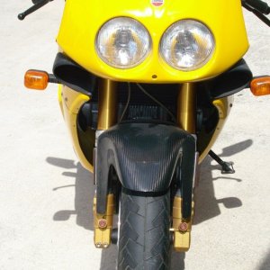 1999 yellow zane 750s carenata front 1